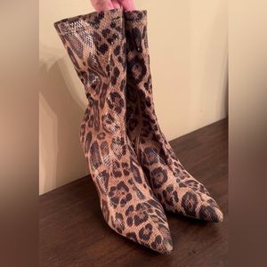 Leopard Print Boots